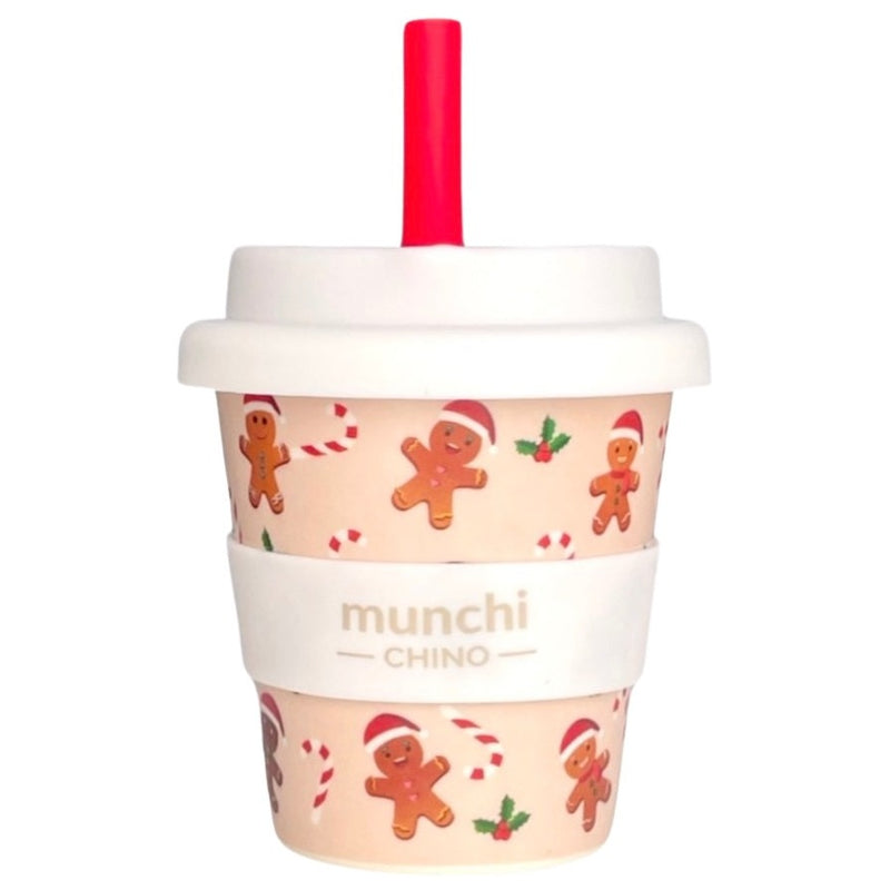 Gingerbread Man Babychino Cup - Limited Edition - Straw Included