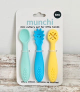 Mini Silicone Cutlery Set - 'Beach Babe'