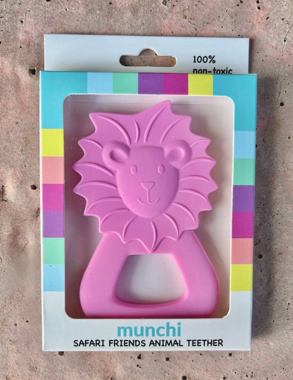 Lion Teether - Pink